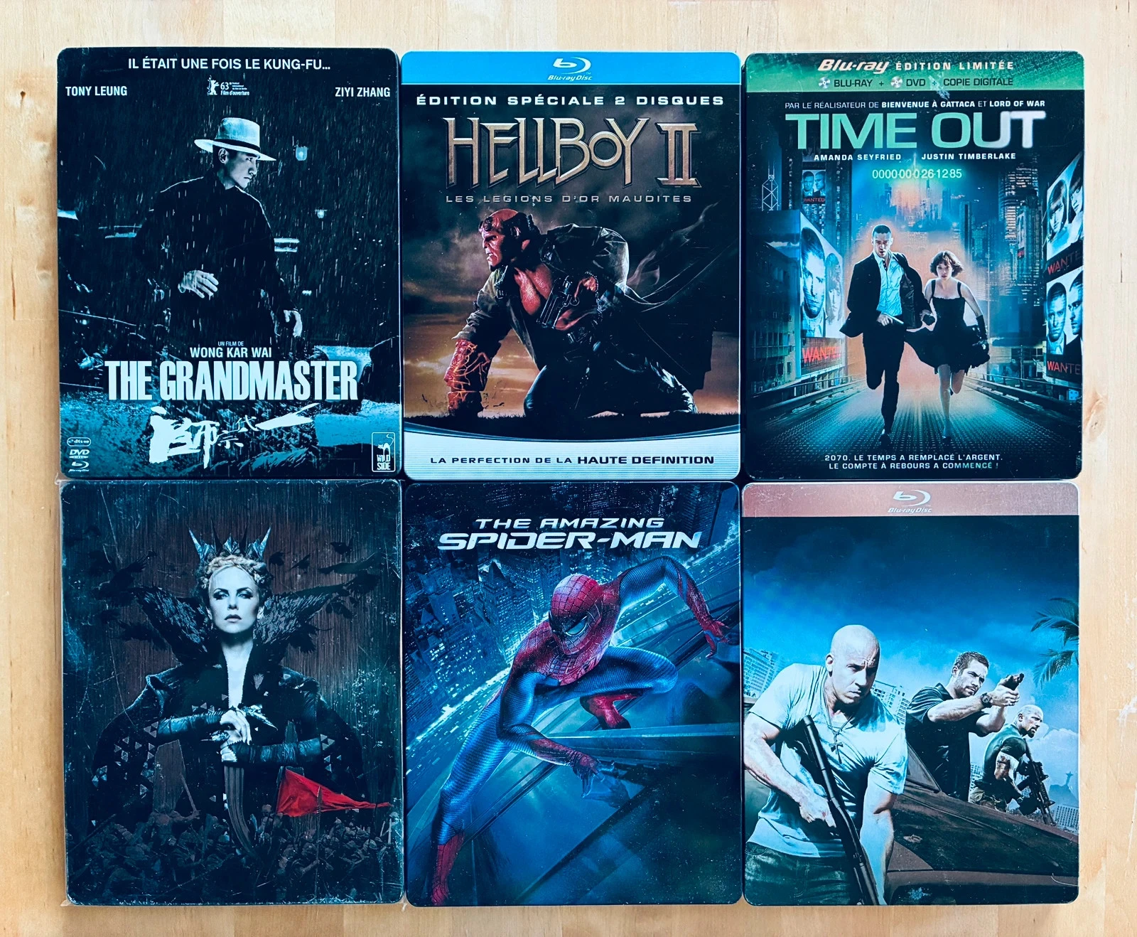 Lot 6 Steelbooks divers.